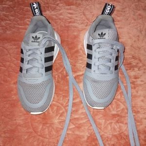 Black gray Adidas Shoes